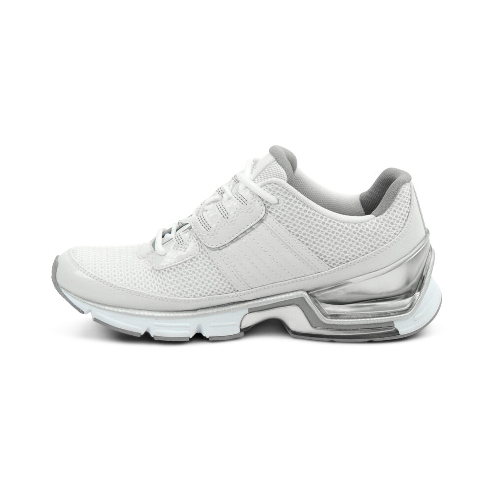 Aetrex Women's Xspress Runner 2 Sneakers - White | USA 1R5DMBX